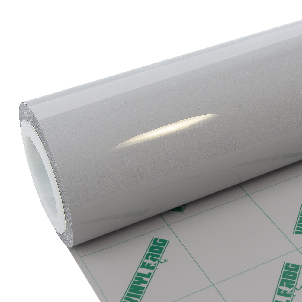 Hochglanz Hell Grau Vinylfolie