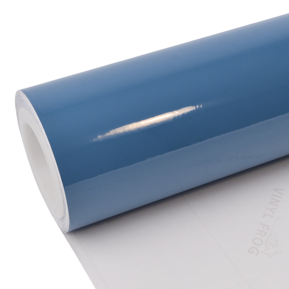 Hochglanz Abu Dhabi Blau Vinylfolie