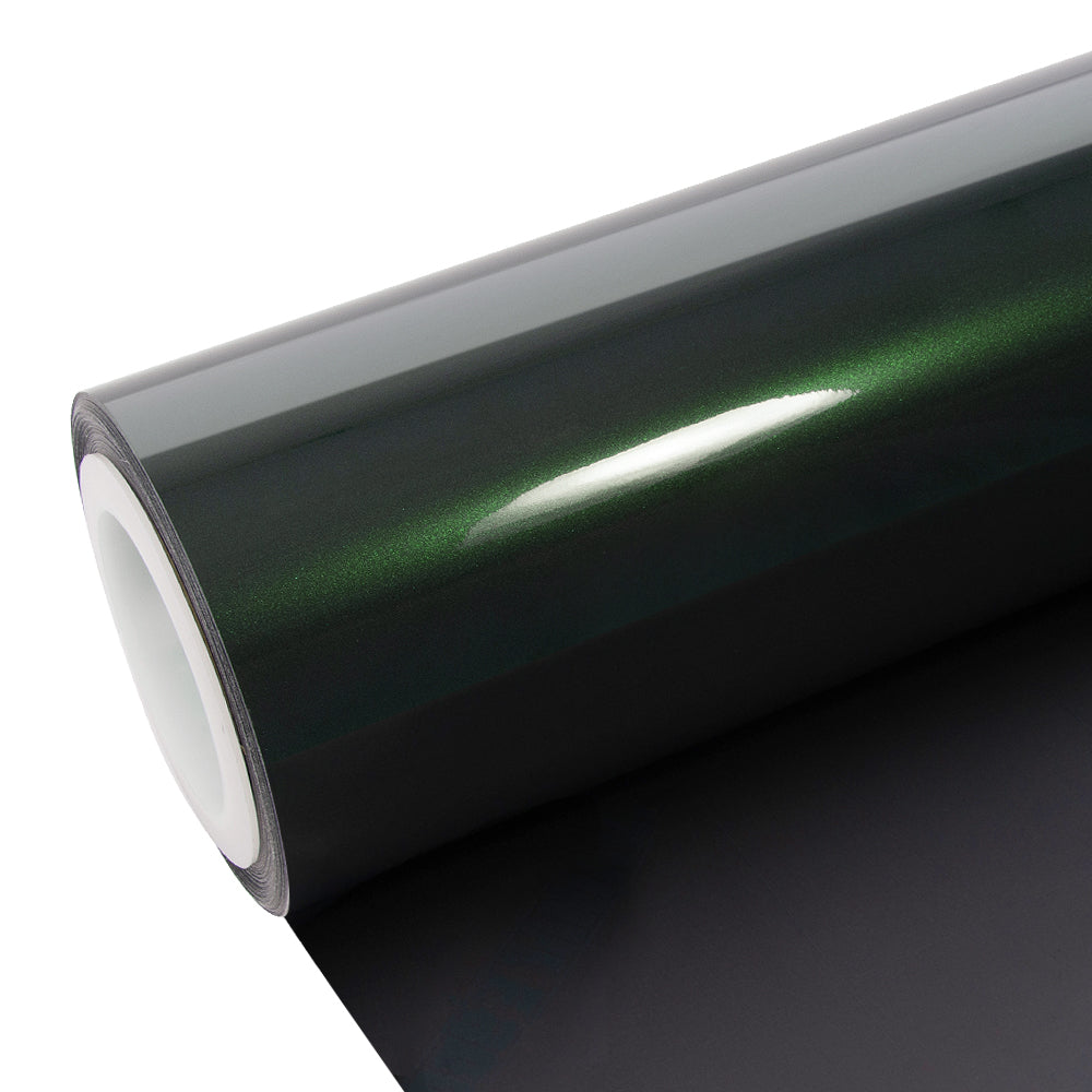 Glänzende metallische Gotland-Grün Autofolie