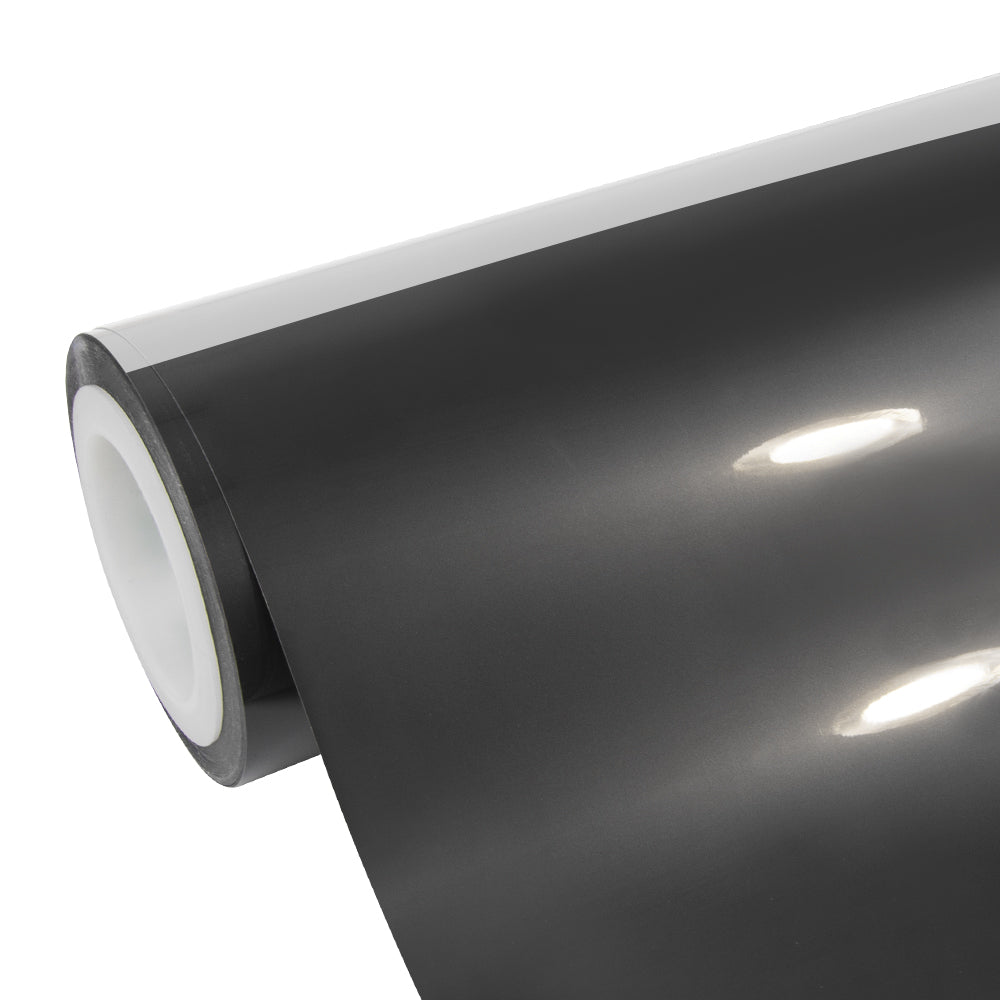Glanz Metallisch Silber Grau Vinylfolie