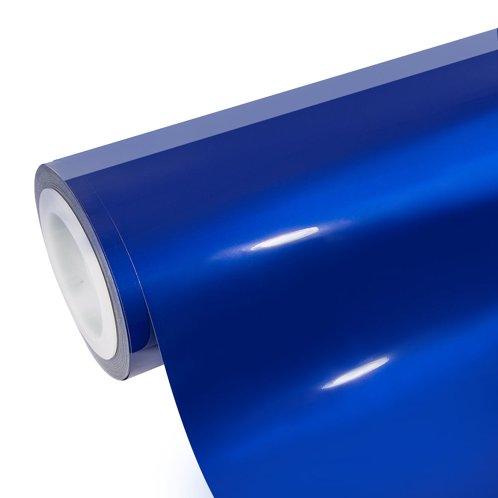 Glänzende metallische Perlblau-Autofolie