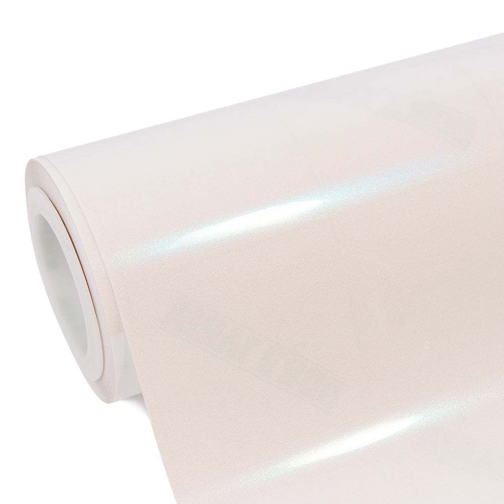 Glitzer-Metallic-Diamant Blau-Weiß Vinylfolie