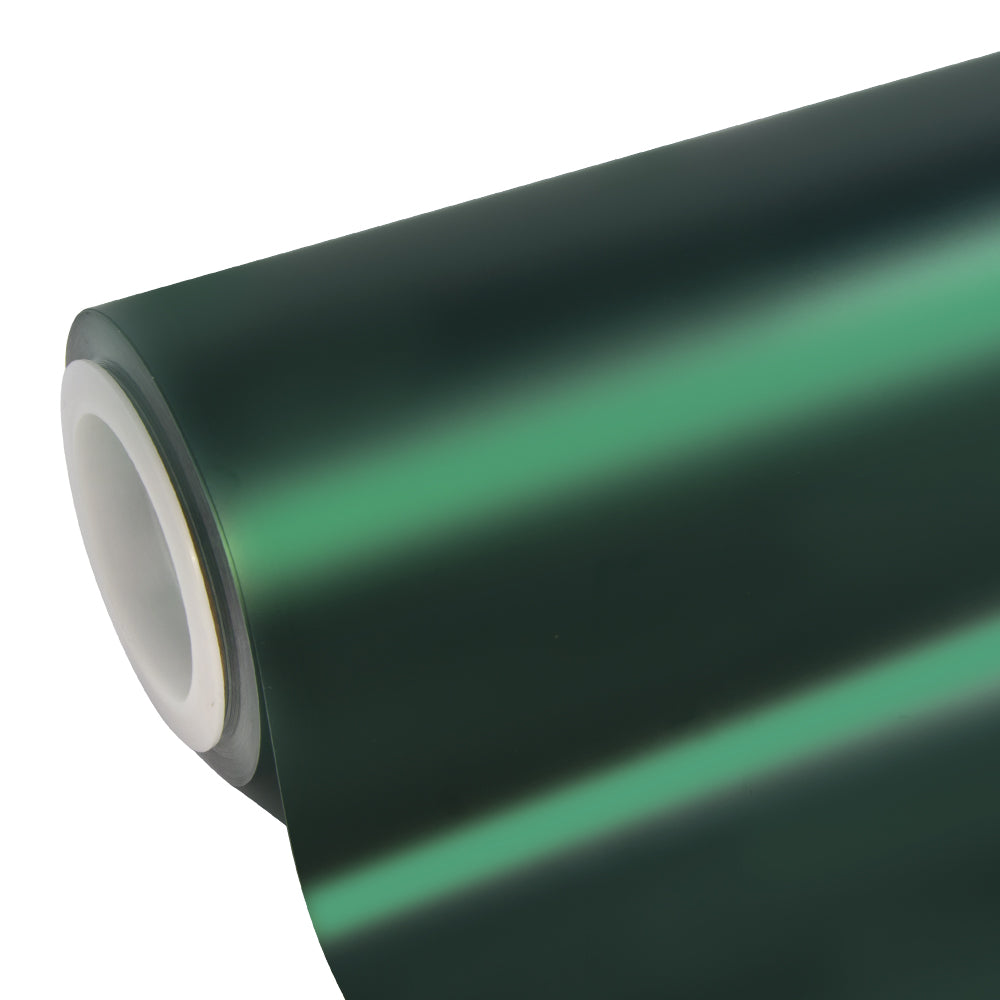 Satin-Chrom Seiden-Grün Vinylfolie