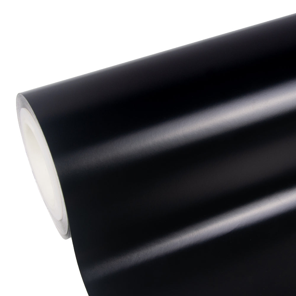 Mattschwarze Perlen-Vinylfolie