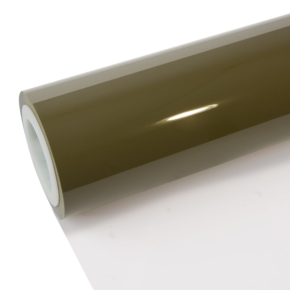 Hochglanz Armee Gruen Vinylfolie