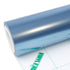 Glänzende metallische Silver Lake Blau Autofolie