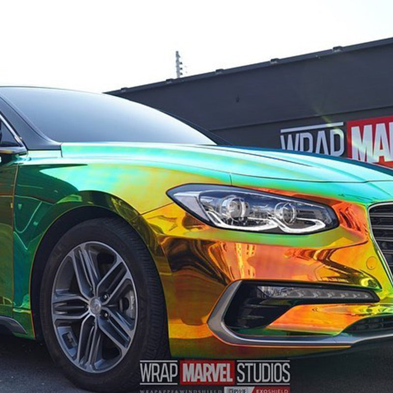 Opal-Chrom Schwarz Vinylfolie (nicht dehnbar)