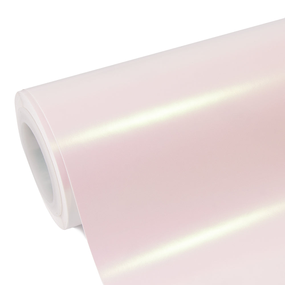 Glitzer Metallic Matt aurora weiß Vinylfolie