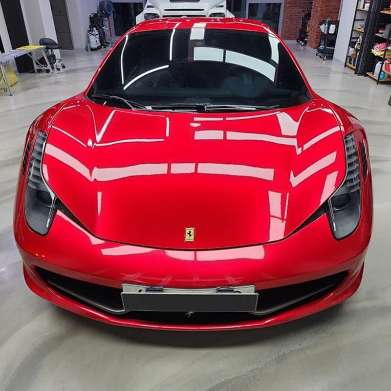 Glänzende metallische Vampire Rot Autofolie