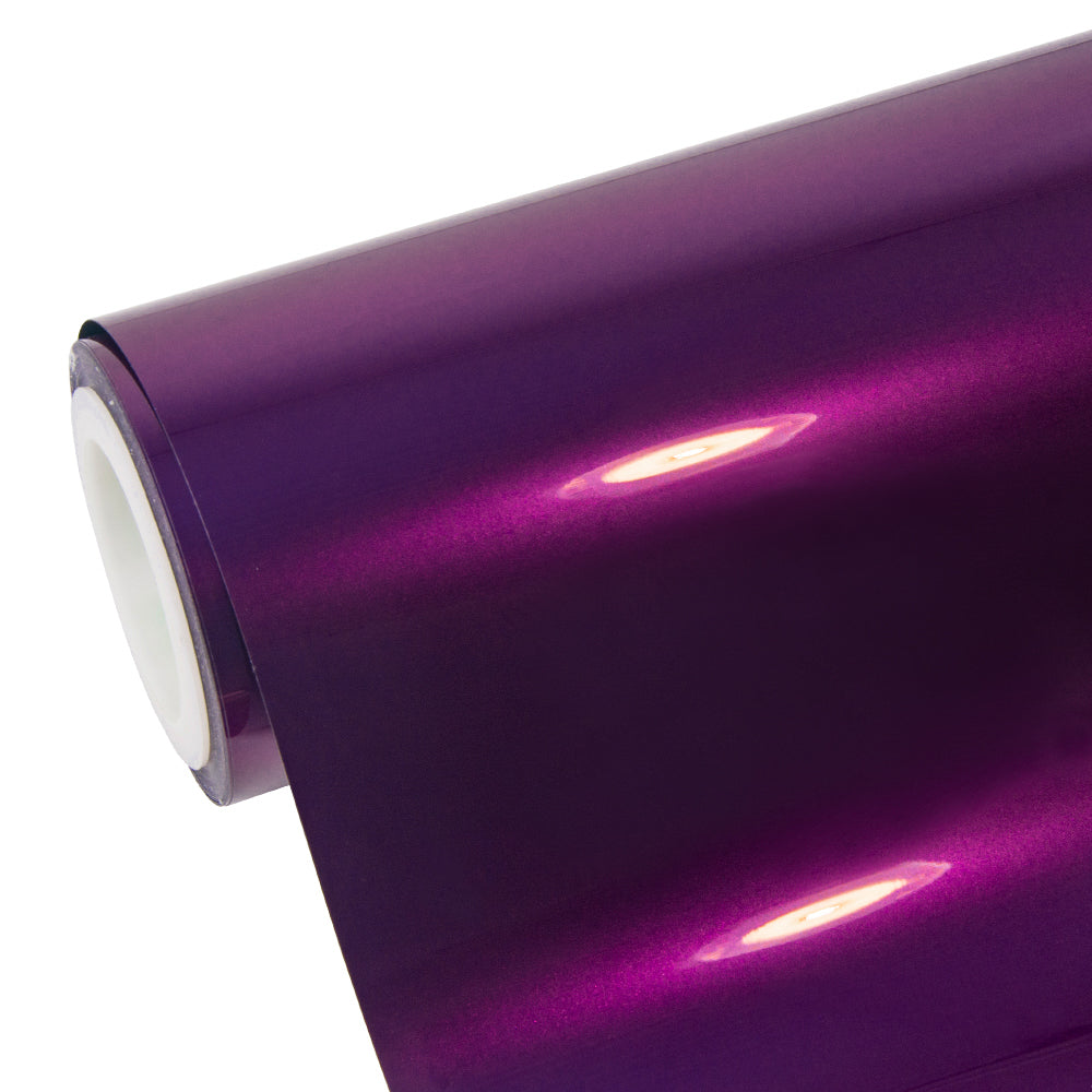 Glänzende metallische Traubenlila Autofolie