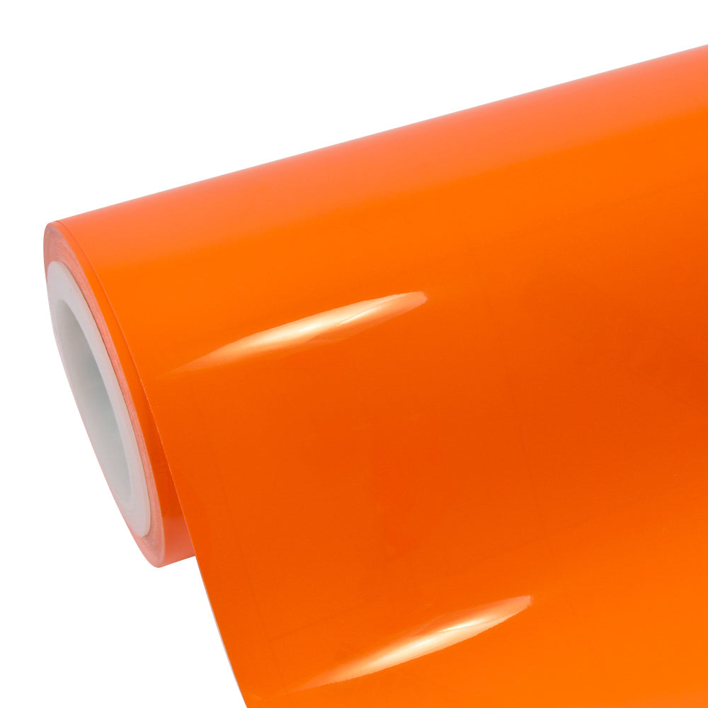 Hochglanz Orange Vinylfolie