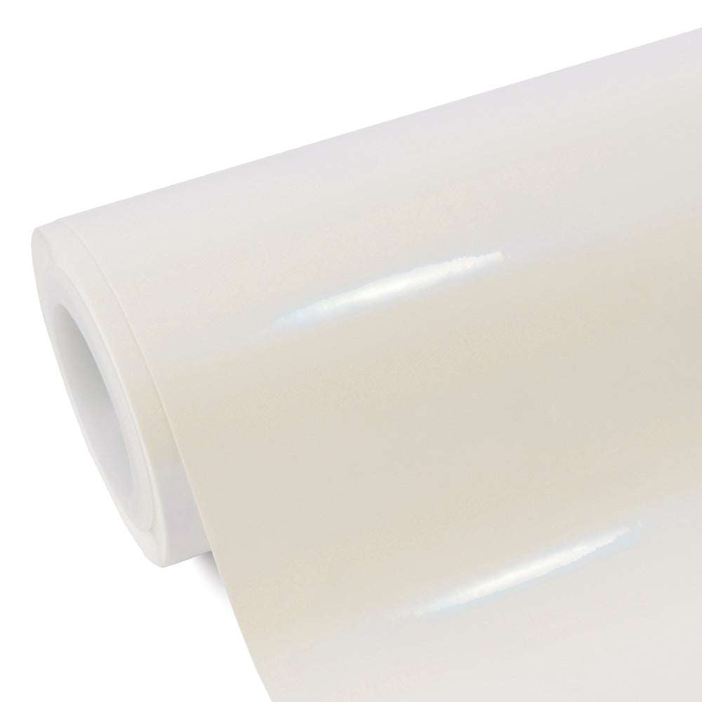 Glanz Weiss Blau Vinylfolie