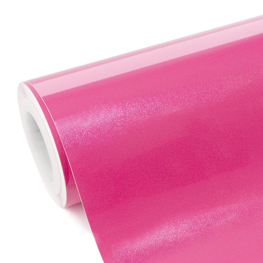 Glitzer Metallic Diamant Rosa Vinylfolie