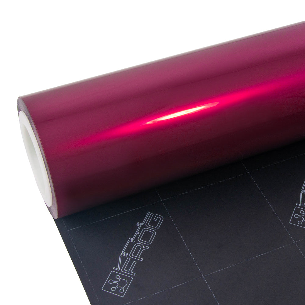 Glänzende metallische Rubellit-lila Autofolie