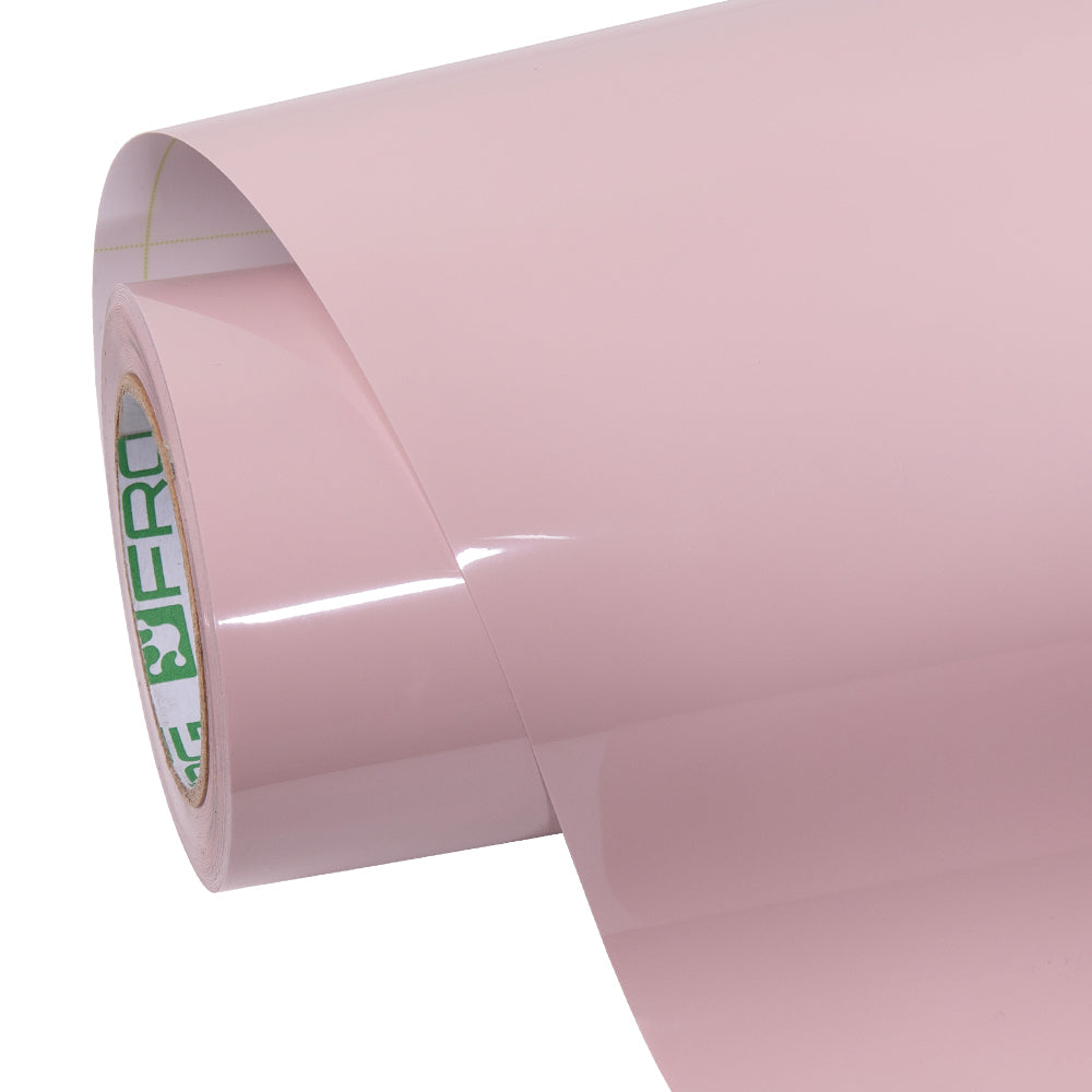 Superglanz Blassrosa Vinylfolie