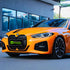 Hochglanz Mclaren Orange Vinylfolie