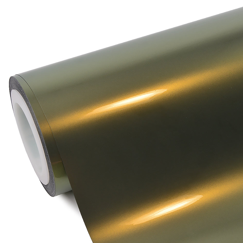 Glitzer Metallic Pfauengruen Vinylfolie