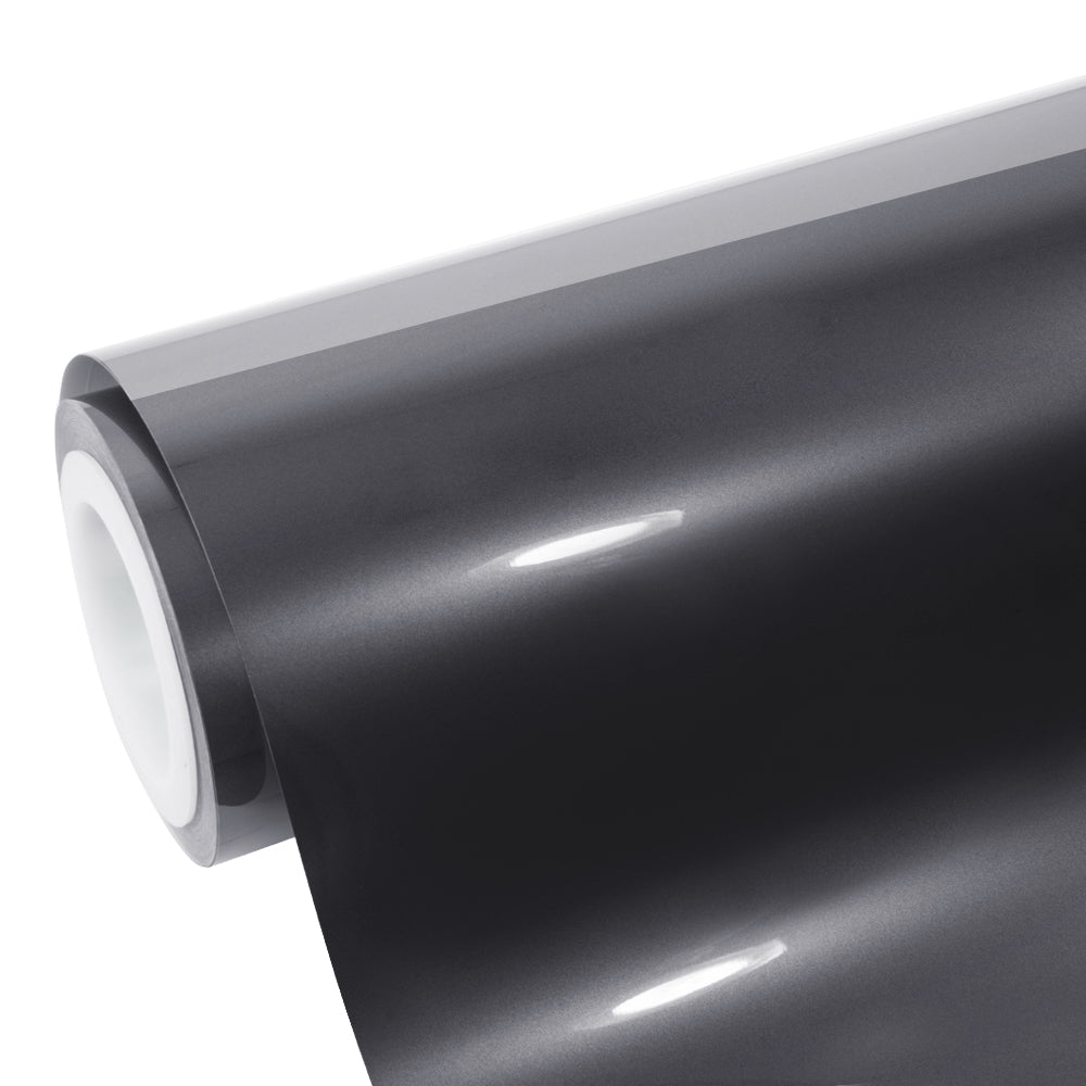 Glossy Metallic Stein Grau Auto-Folie