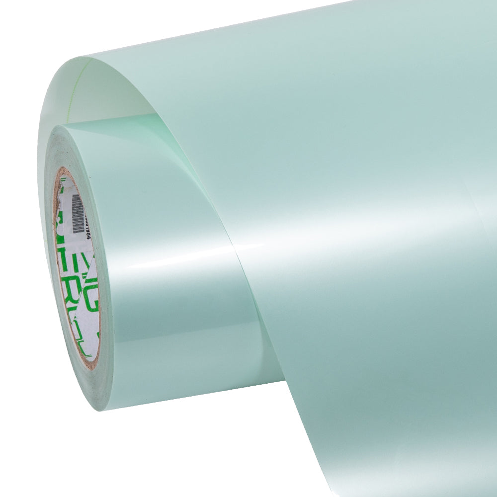 Hochglanz Jade Gruen Vinylfolie