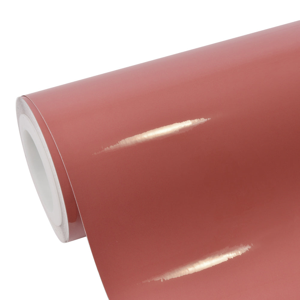 Hochglanz Bohnen Rot Vinylfolie