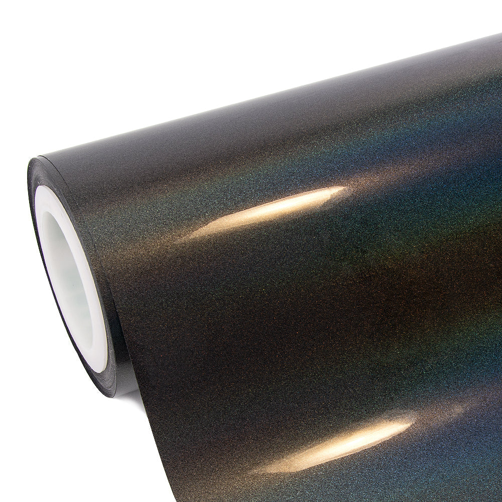 Regenbogen Metallic Majestic Grau Vinylfolie
