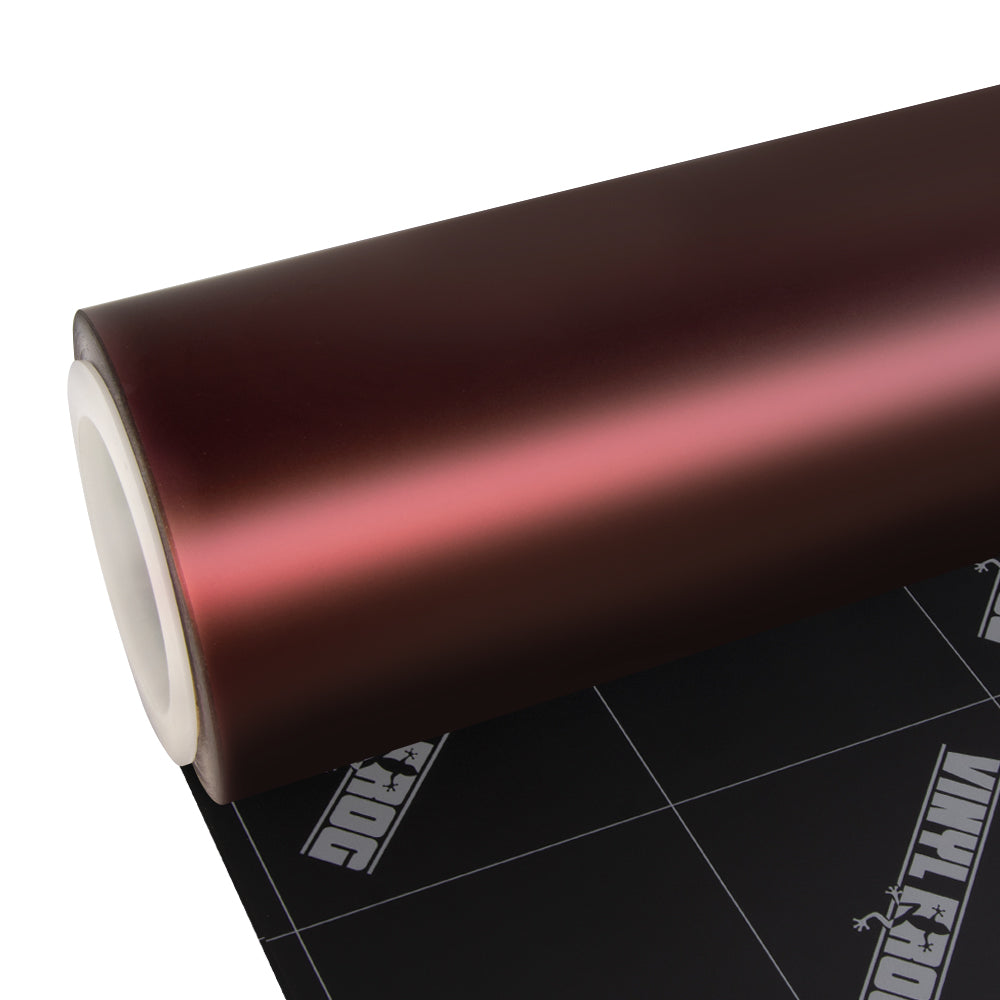Satin-Chrom Chocolate Cosmos Rot Vinylfolie
