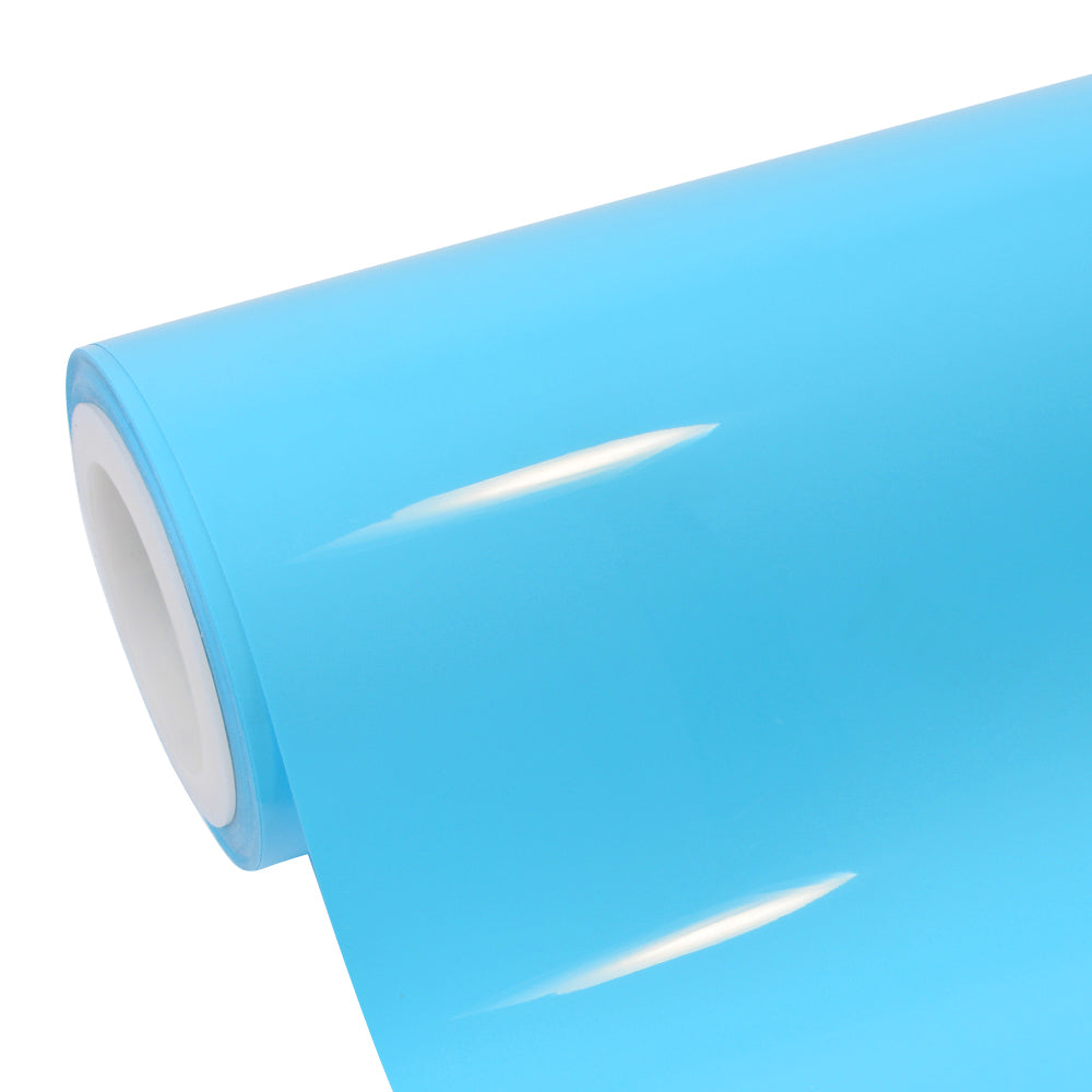 Hochglanz Himmel Blau Vinylfolie