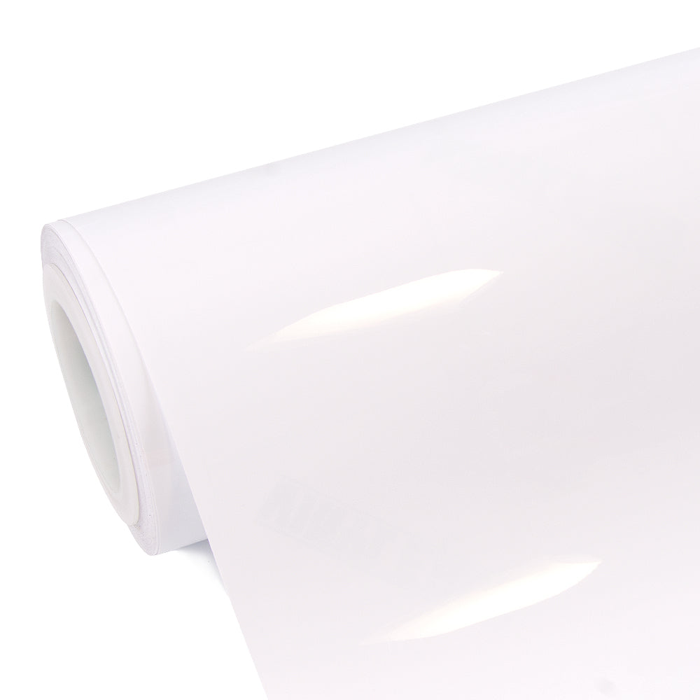 Hochglanz Kristall Weiss Vinylfolie