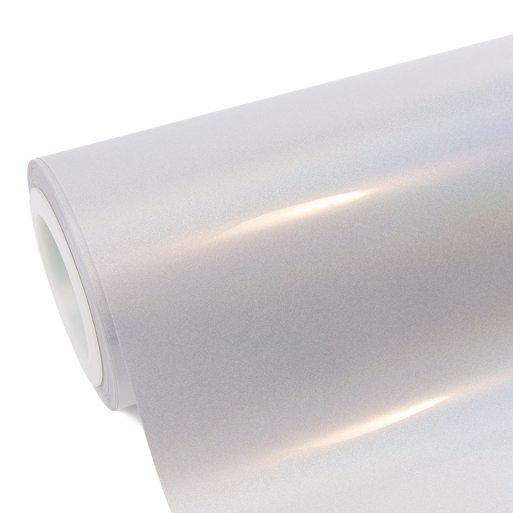 Regenbogen-Metallic Majestätisch-Weiß Vinylfolie