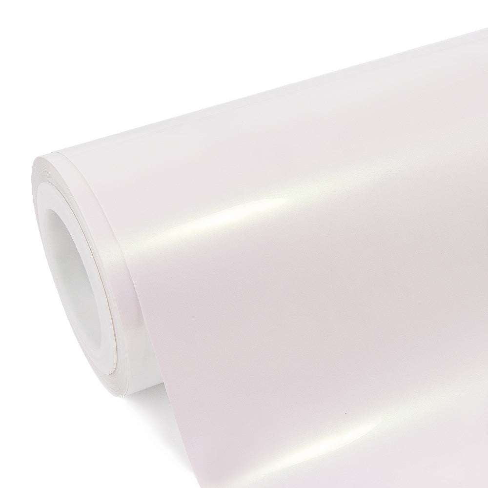 Glitzer-Metallic-Glanz Aurora-Weiß Vinylfolie