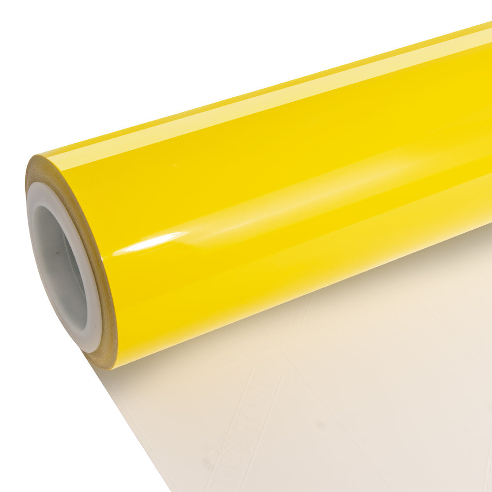 Glanz Renn Gelb Vinylfolie