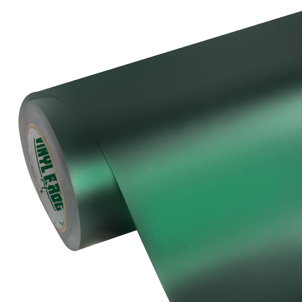 Satin-Chrom Seiden-Grün Vinylfolie