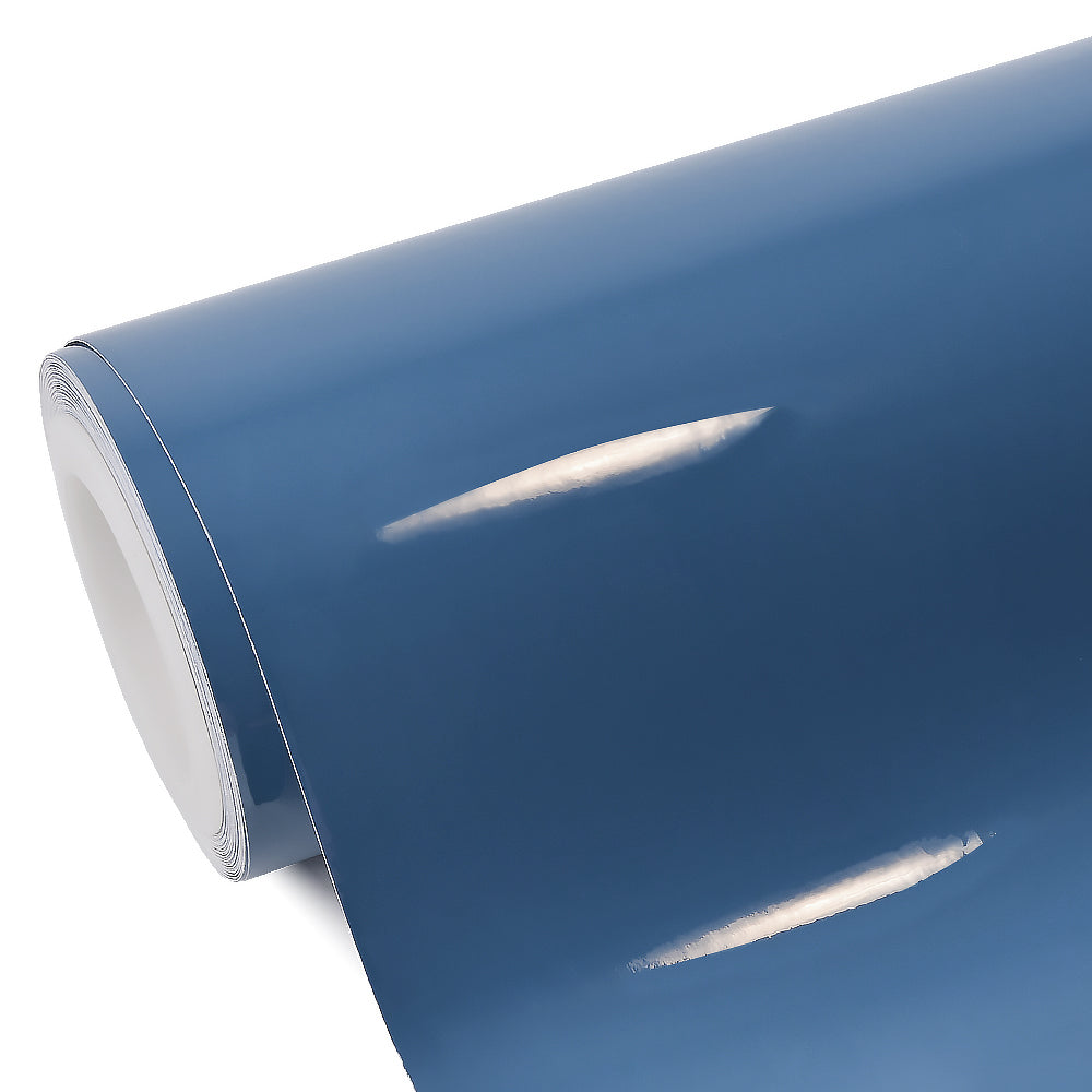 Hochglanz Abu Dhabi Blau Vinylfolie