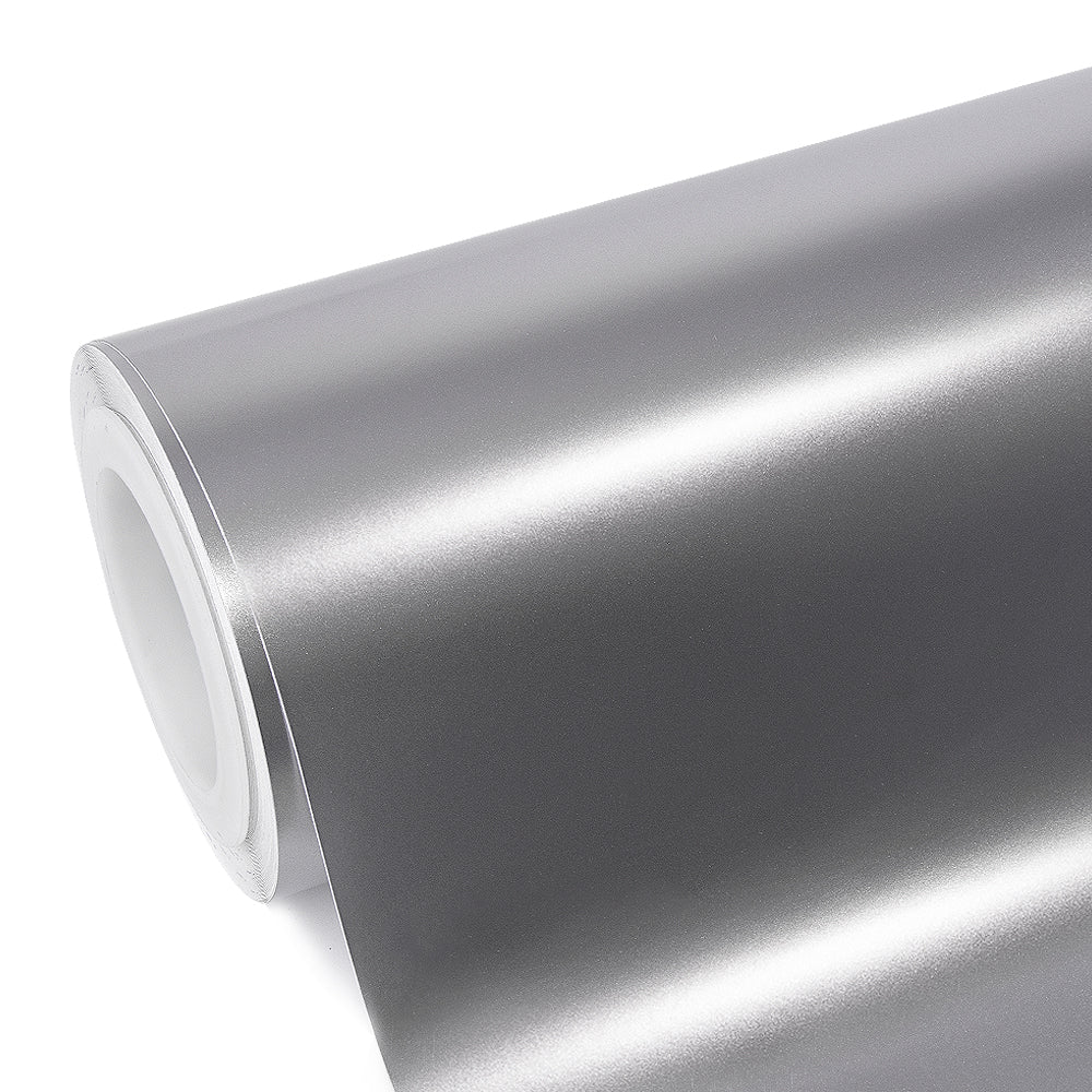 Matt Metallic Metallsilber Vinylfolie