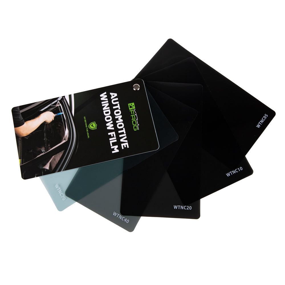 Automotive Fensterfolien-Farbmusterbuch mit 5 Farben