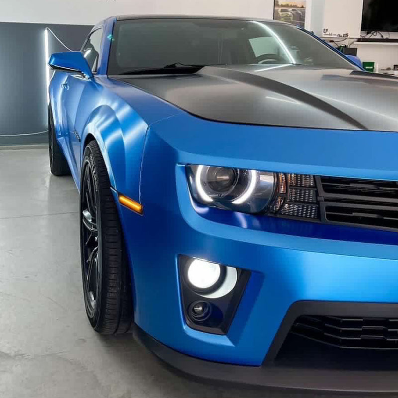 Matte metallische Perlmutt-Schwarz Autofolie