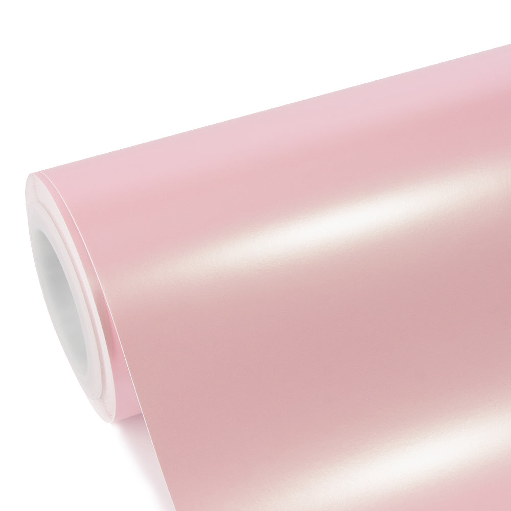 Matte metallische Perlmutt-Babyrosa Autofolie