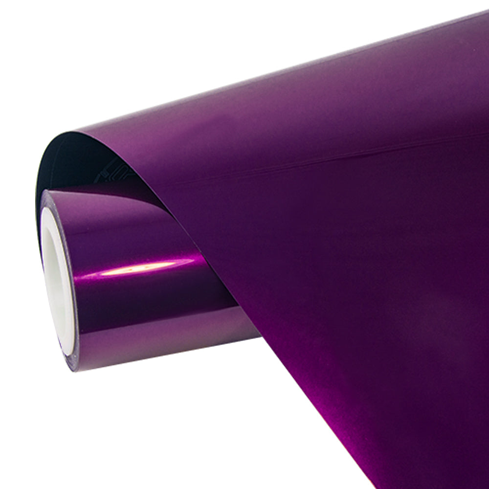 Glänzende metallische Traubenlila Autofolie