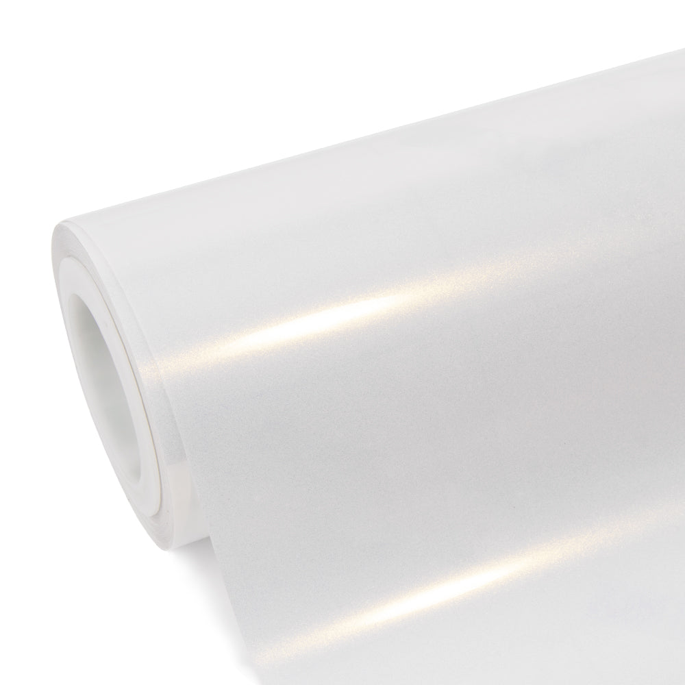 Glitzer-Metallic-Diamant Gold-Weiß Vinylfolie