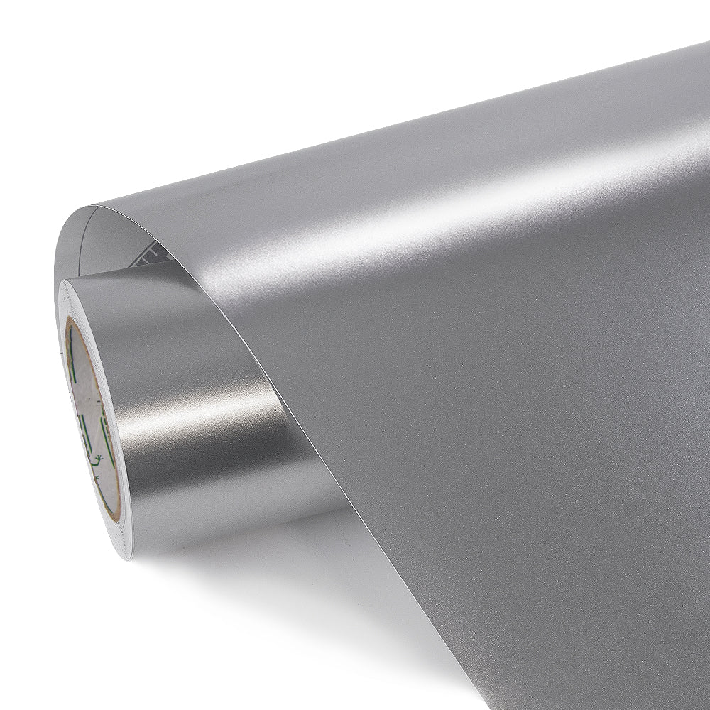 Matt Metallic Metallsilber Vinylfolie