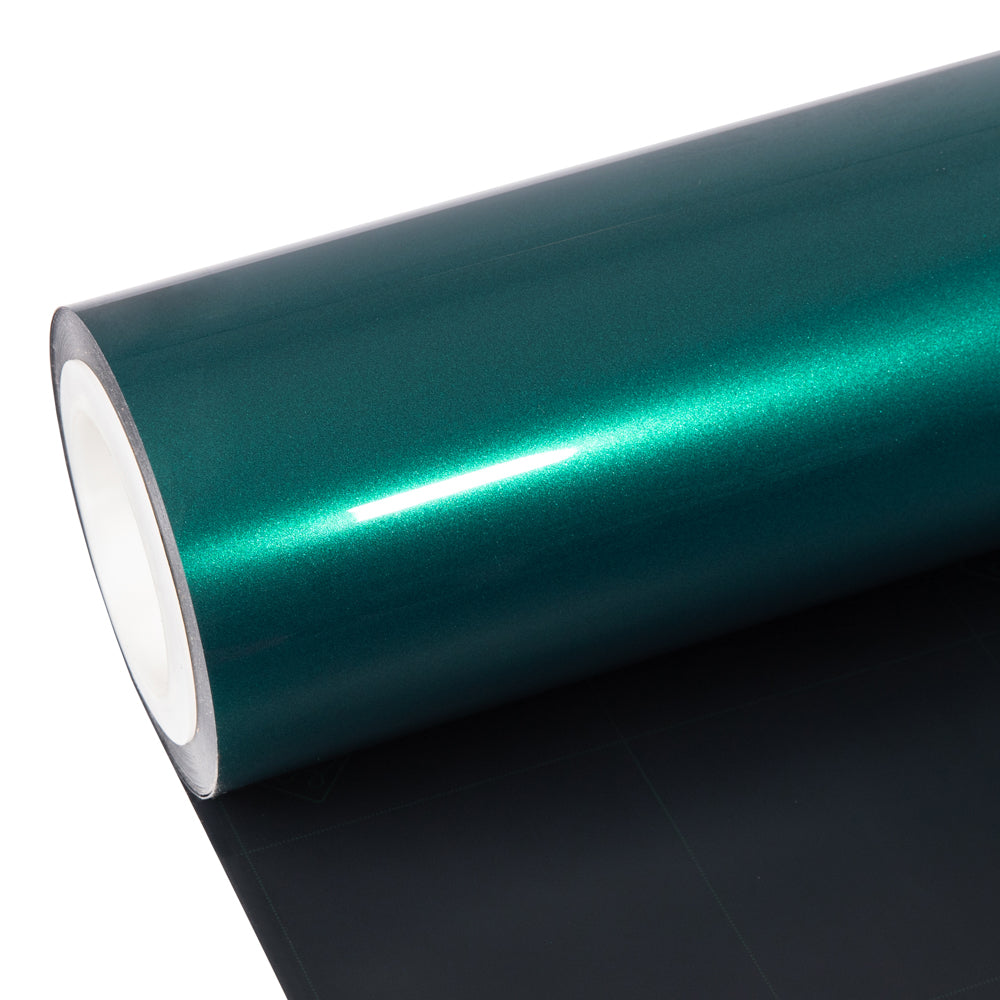 Glänzende metallische Tiefseegrün Metallic Autofolie