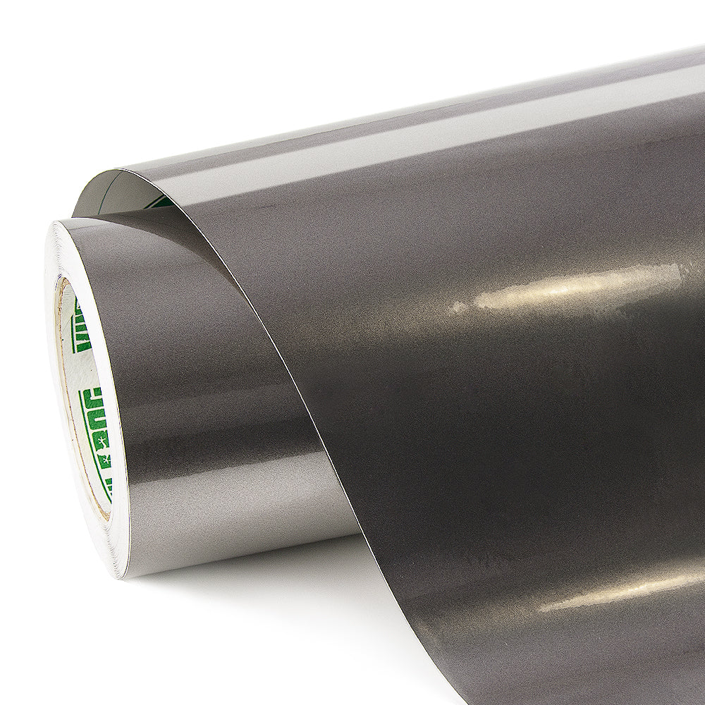 Glänzende Metallisch Braun-Grau Autofolie
