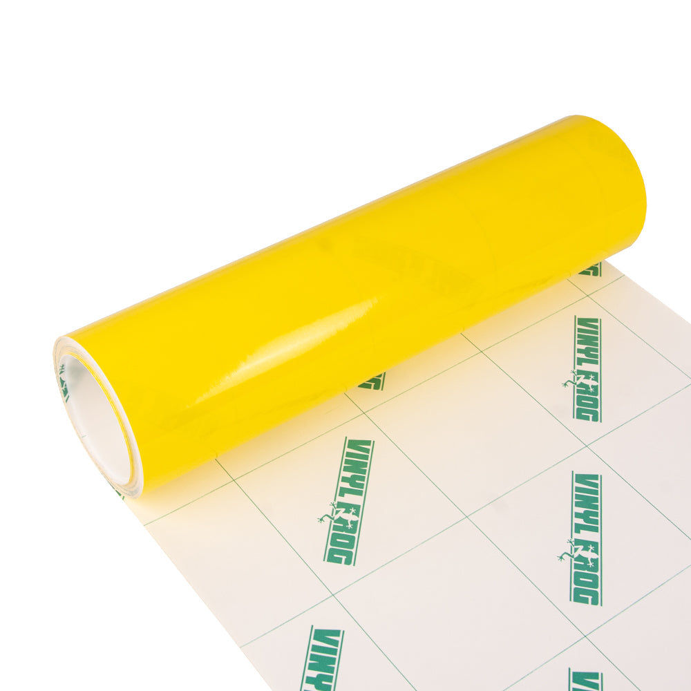 Goldgelbe Scheinwerferfolie mit Luftkanal-Papierliner