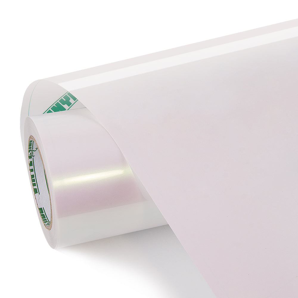 Glitzer-Metallic-Glanz Aurora-Weiß Vinylfolie