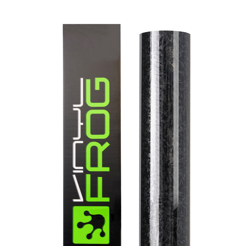 Black Forged Carbonfaser Vinylfolie