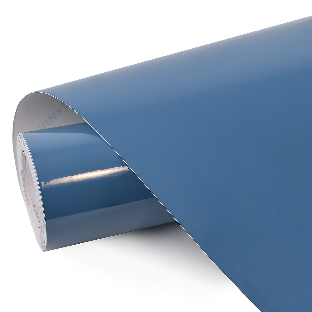 Hochglanz Abu Dhabi Blau Vinylfolie