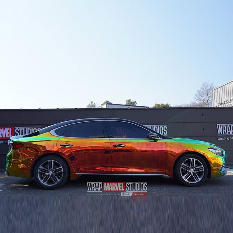 Opal-Chrom Schwarz Vinylfolie (nicht dehnbar)