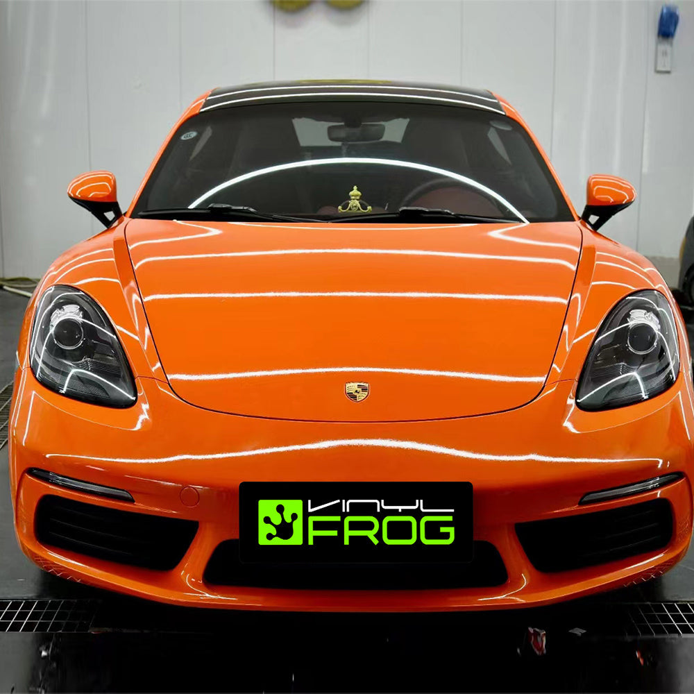 Hochglanz Orange Vinylfolie