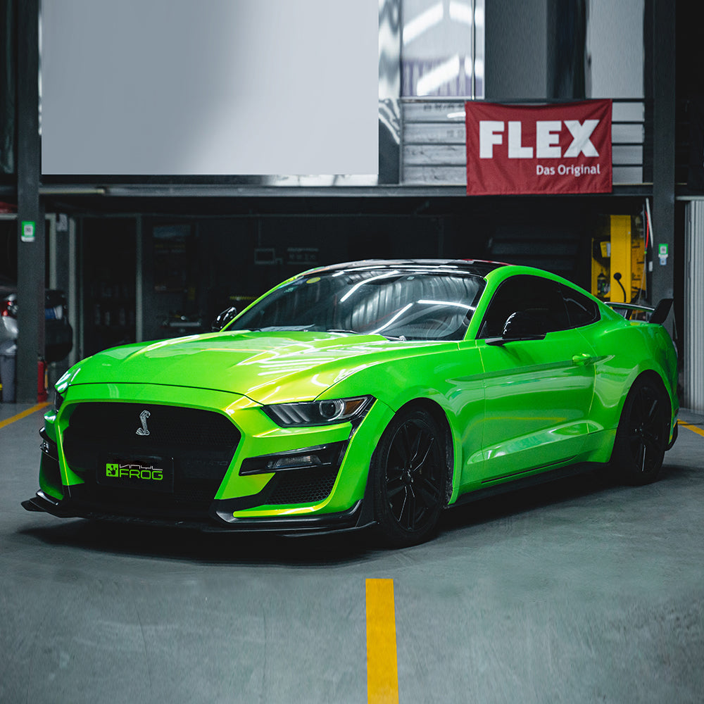 Candy-metallische Neon-Grüne Autofolie