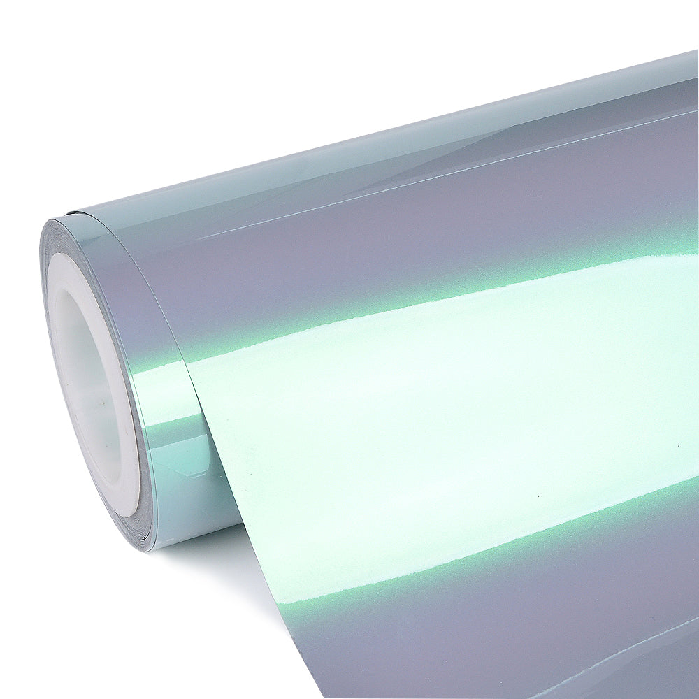 Candy-Metallic-Magisch-Grau-Grün-Vinylfolie